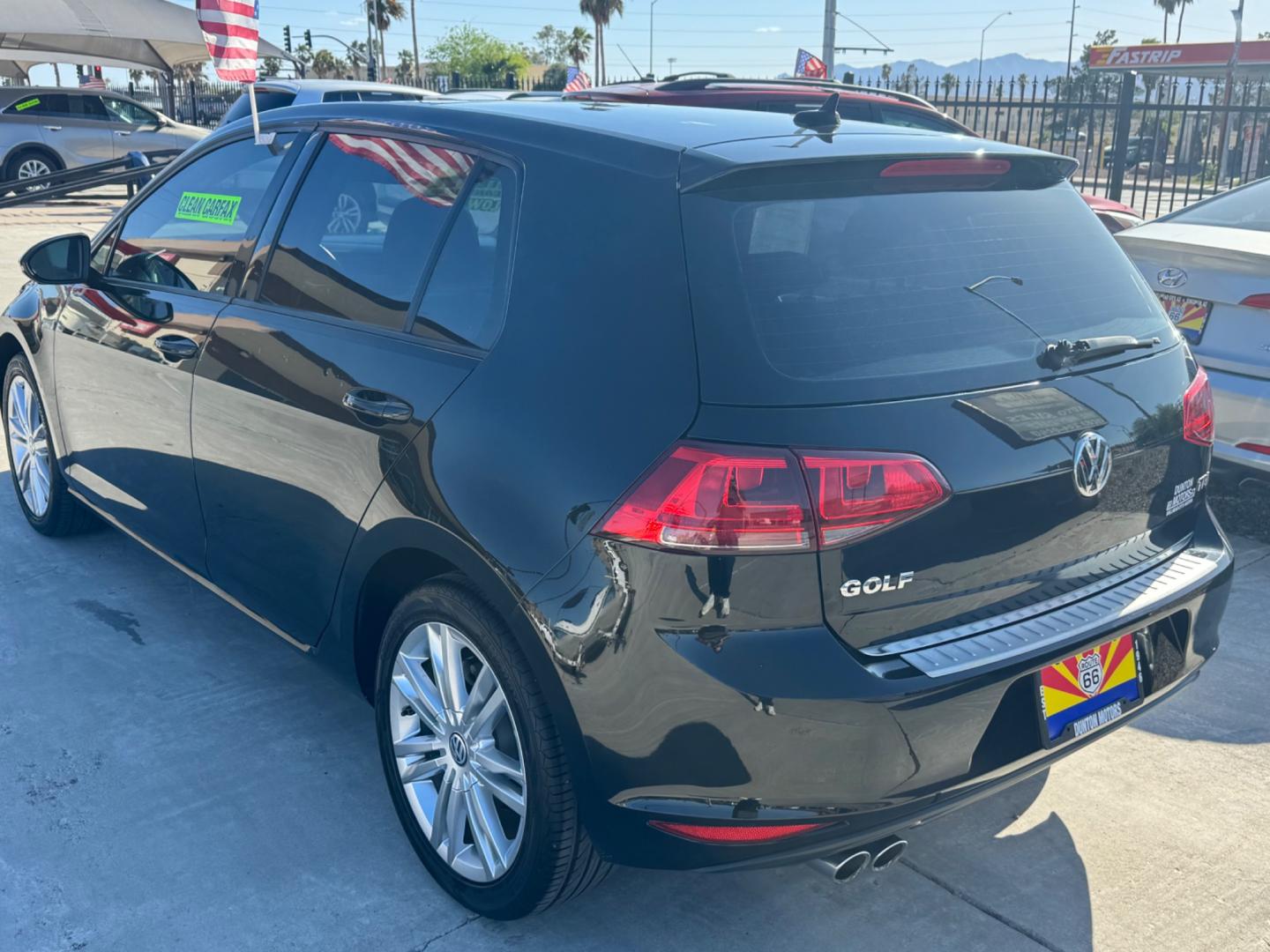 2015 Black Volkswagen Golf (3VW2A7AU5FM) , located at 2190 Hwy 95, Bullhead City, AZ, 86442, (928) 704-0060, 0.000000, 0.000000 - low mileage hard to find volkswagen golf diesel. bluetooth, backup camera, leather, moonroof. Fender stereo system. This car is super clean and runs great. - Photo#7